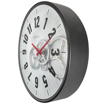 NEXTIME Wandklok Gear wit ø 36 cm