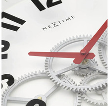 NEXTIME Wandklok Gear wit ø 36 cm