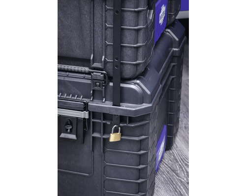 Stapelbare gereedschapskoffers met hangslot voor het beveiligen van de inhoud
