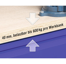 INDUSTRIAL Werkbank 177 cm blauw-grijs (3 deuren, 3 laden)-thumb-8 INDUSTRIAL Werkbank 177 cm blauw-grijs (3 deuren, 3 laden)-thumb-8