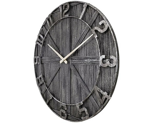 Nextime Wandklok in schuurpoortontwerp
