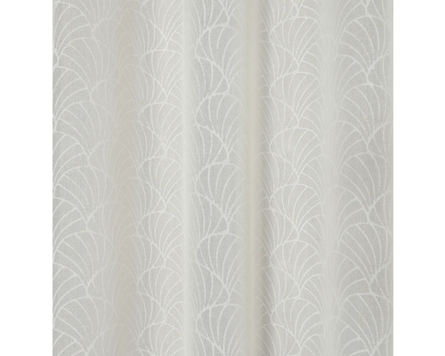 Gordijn met waaiervormig patroon