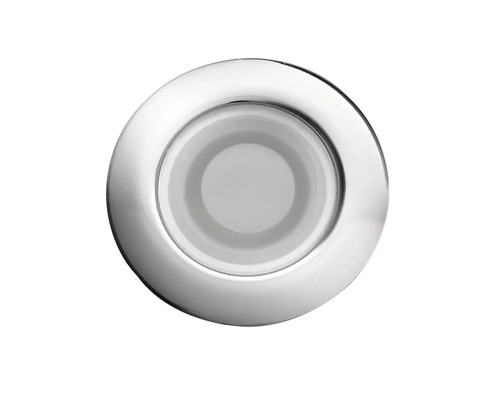 Ronde inbouwspot met metalen rand