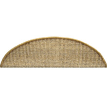 Halfronde trapmat van textiel