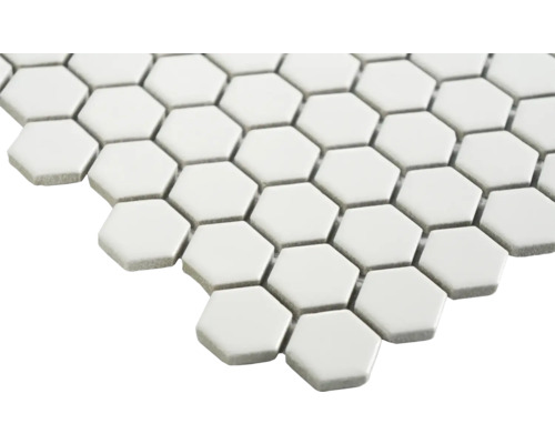 Mozaïektegel met zeshoekige elementen