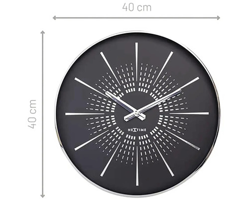 Ronde Nextime wandklok, diameter 40 centimeter