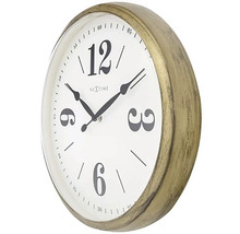 NEXTIME Wandklok Classic wit ø 39 cm