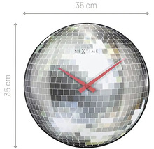 NEXTIME Wandklok Disco Ball ø 35 cm