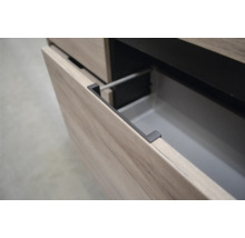 SANOX Badkamermeubelset Loft met wastafelblad 47x161x46 cm craft oak