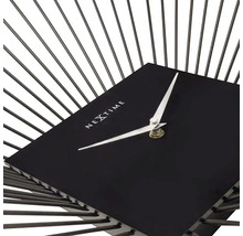 Nextime Logo Wandklok met metalen stralen en wijzers