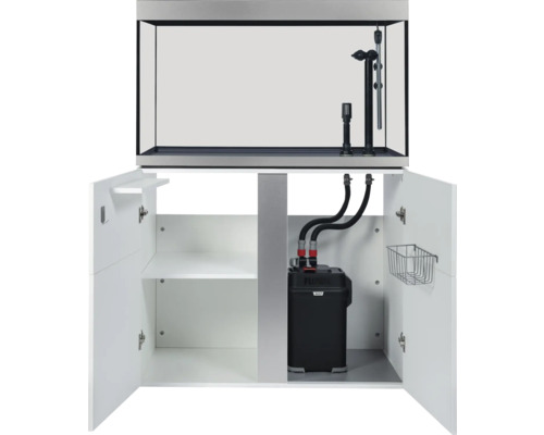 Aquariumcombinatie met onderkast, intern filter en extern filter