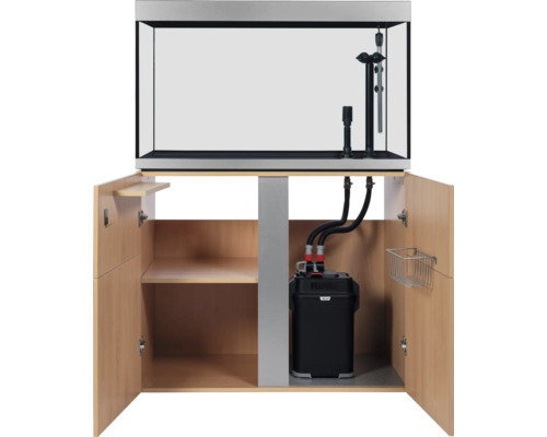 Aquariumcombinatie met onderkast en extern filter