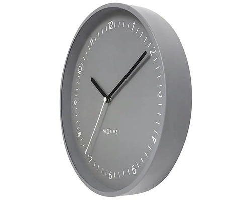 Ronde Nextime wandklok met urenmarkeringen