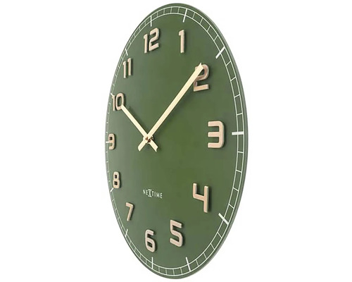 Nextime wandklok met wijzerplaat en tijdweergave