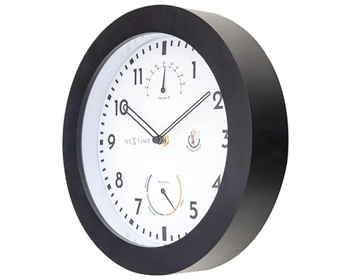 Nextime wandklok met thermometer en hygrometer