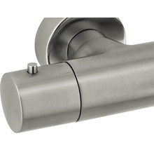 AVITAL Bad thermostaatkraan met omsteller en ProTherm technologie Padola geborsteld nikkel-thumb-1