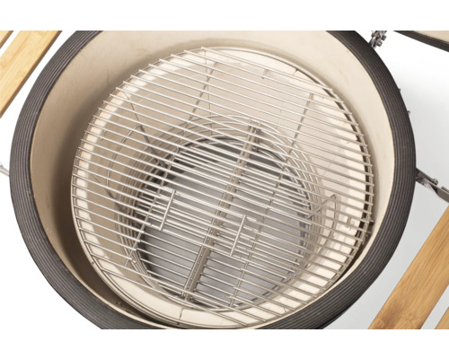 Barbecue met roestvrijstalen rooster