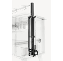 Detailopname van een grill-liftsysteem