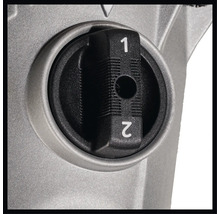 Draaischakelaar voor de snelheidsregeling op een elektrisch gereedschap, posities 1 en 2