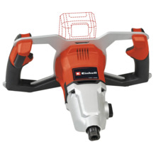 Einhell verfmixer met dubbele handgreep voor comfortabele bediening