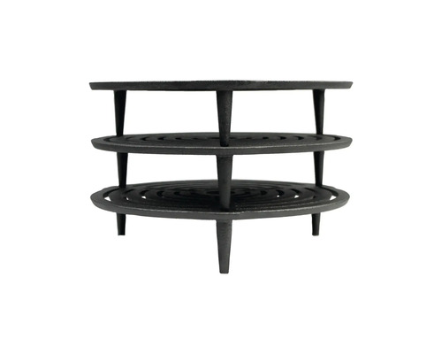 Drietraps plantenstandaard van gietijzer voor buiten