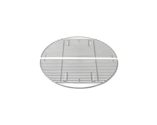 Rond, tweedelig metalen grillrooster
