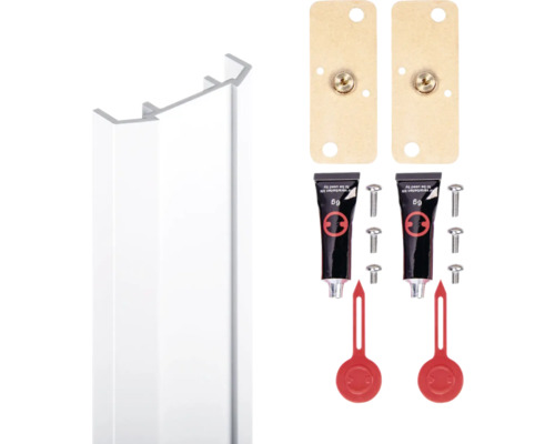 Doucheafdichting met montage accessoires