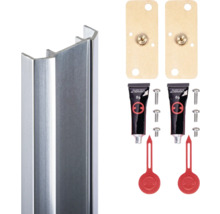 Aluminiumprofiel inclusief bevestigingsmateriaal