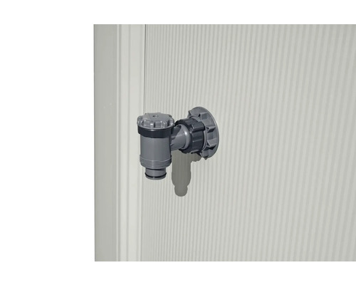 Waterkraan voor montage op tuinhuis