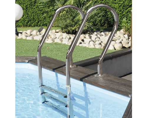 Roestvrijstalen zwembadladder