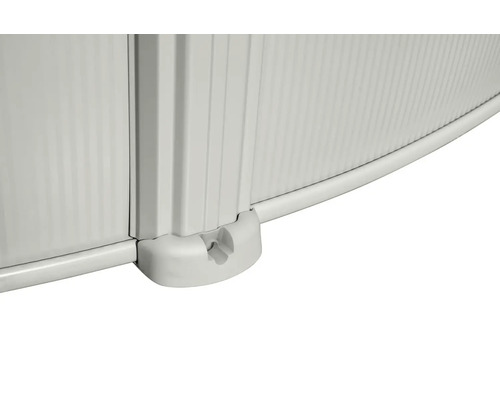 Detail van een kunststof tuinkist