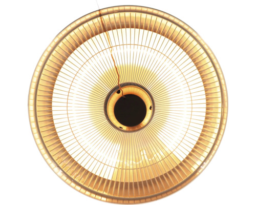 Ronde warmtelamp met beschermrooster