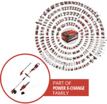 Einhell Power X-Change gereedschapsfamilie met accu en diverse gereedschappen
