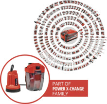 Einhell Power X-Change apparaatfamilie met vuilwaterpomp en accuzuiger