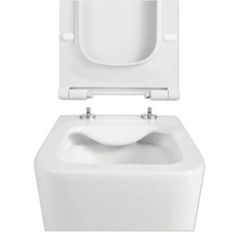 JUNGBORN Spoelrandloos hangend toilet Three incl. softclose wc-bril met quick-release wit-thumb-2