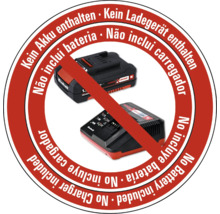 Symbool: Geen batterij, geen oplader inbegrepen