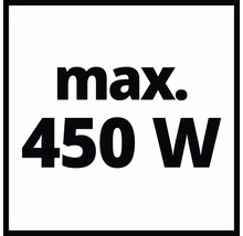 Maximale vermogen 450 watt