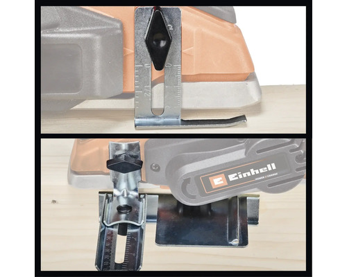 Detailopname schaafdiepte-instelling