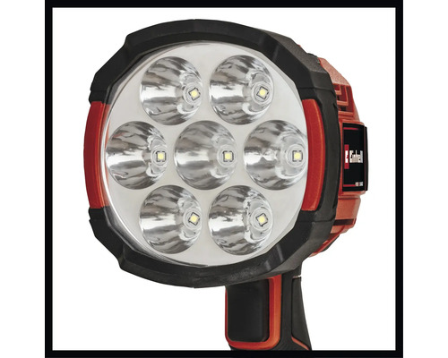 Einhell logo draadloze ledspot met zeven leds