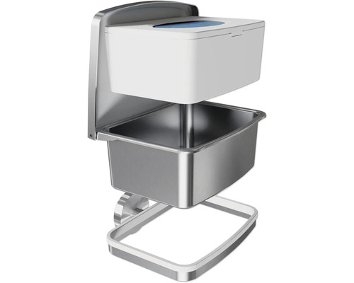 Wandluieremmer met metalen bak