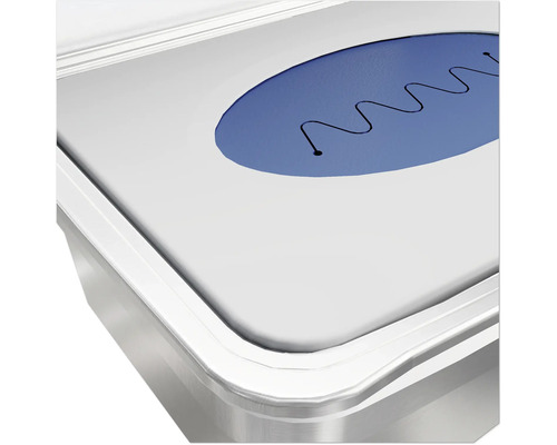 Detailweergave van een warmhoudcontainer met deksel