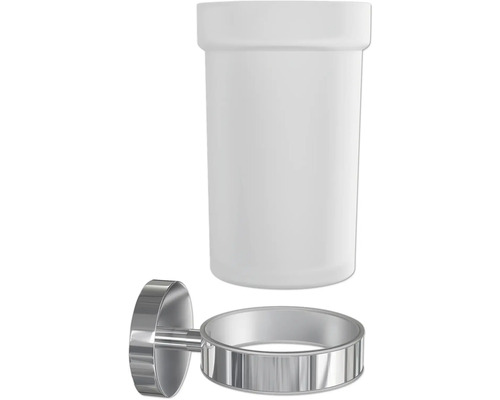 Tandenborstelbeker met houder voor wandmontage