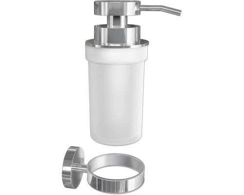 Zeepdispenser voor wandmontage met houder