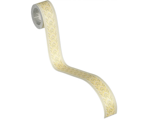 Decoratief lint met zigzagpatroon op rol