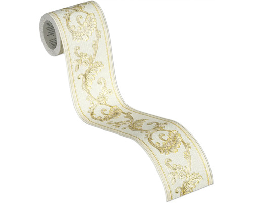 Behangrand met bloemmotief op rol