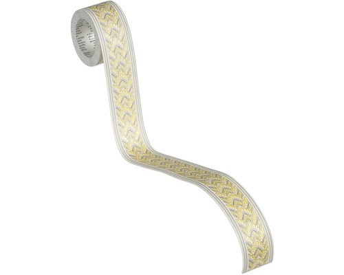 Decoratief lint met zigzagpatroon op een rol