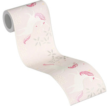A.S. CRÉATION Behangrand vlies 36990-3 Boys & Girls eenhoorn glitter crème/wit/roze 5 m x 13 cm-thumb-1