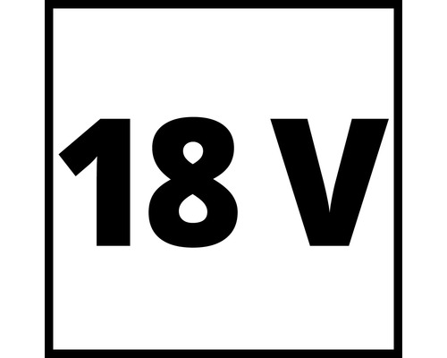 18 Volt aanduiding