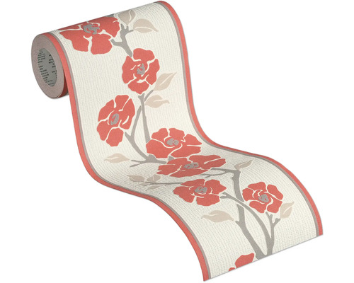 Behangrand met bloemmotief