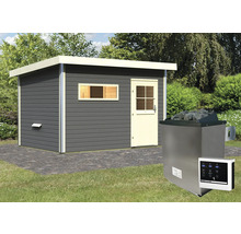 Tuin sauna met kachel en besturing